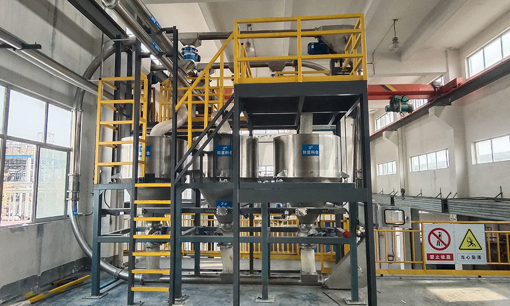 某公司拆包輸送項(xiàng)目現(xiàn)場